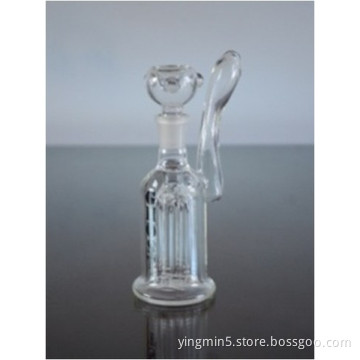 Glass Pipe Oil Rig Glass Pipe Glass Smoking Pipe with 1 Perc 6 Inches High (GB-014)
